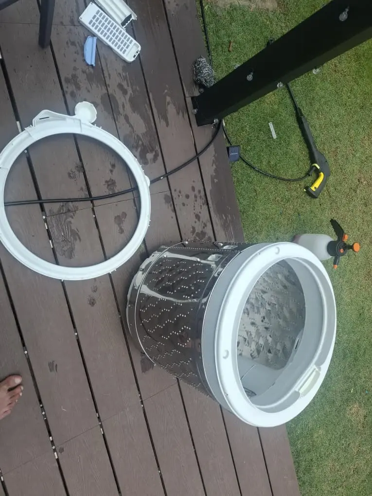 Washing machine component access