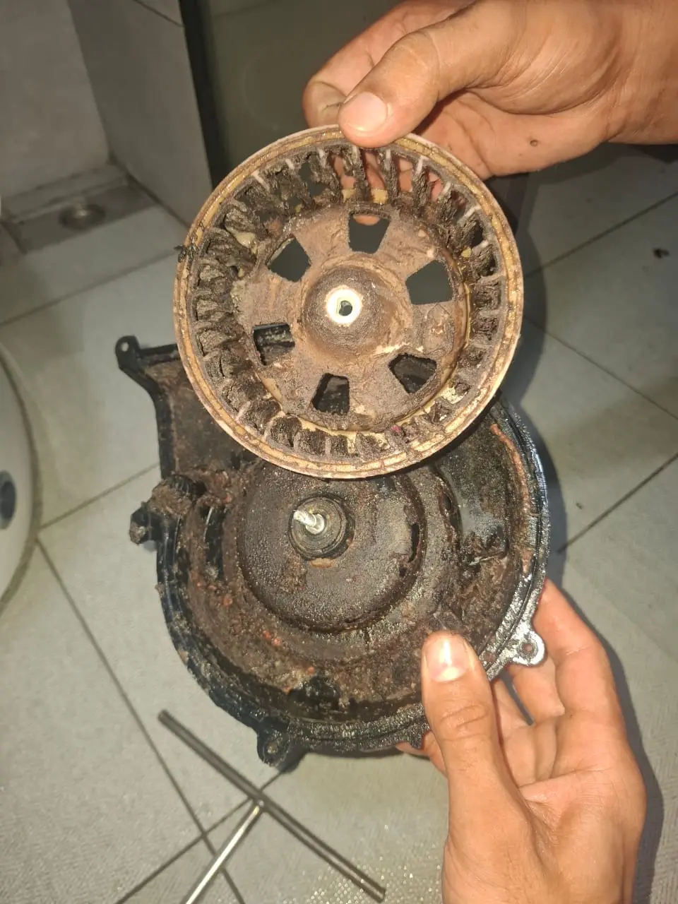 Appliance motor component repair